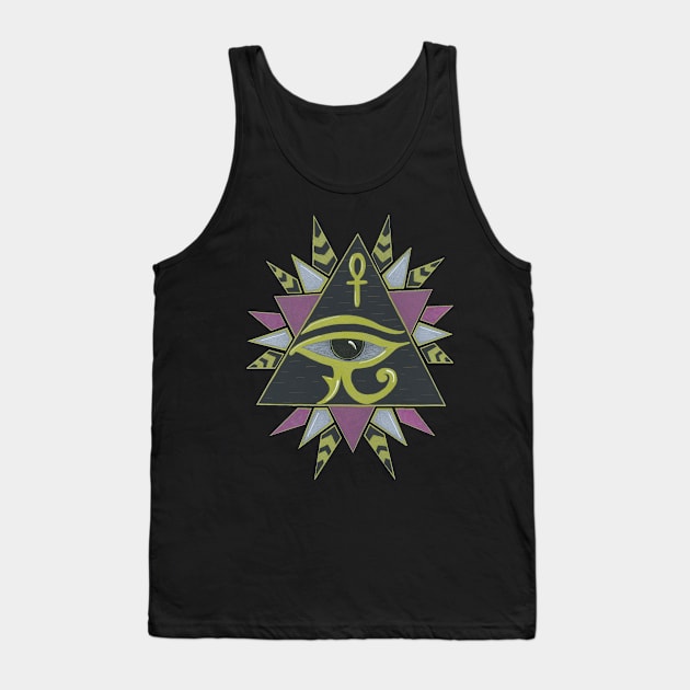 The All Seeing Eye...sees you Tank Top by Keatos